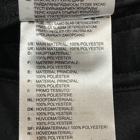 Adidas Sweatpants Black Pink Striped Logo Athletic Training Pants Size XS - Picture 11 of 11